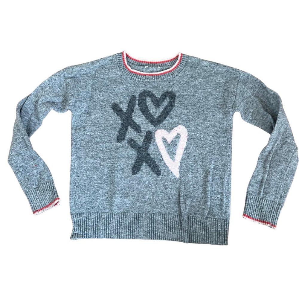 SPLENDID kids grey and pink sweater Size 7